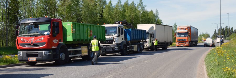 Jätekuljetukset tärkeä osa jätehuoltoa