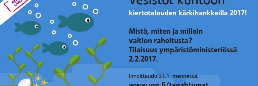 Vesistöt kuntoon