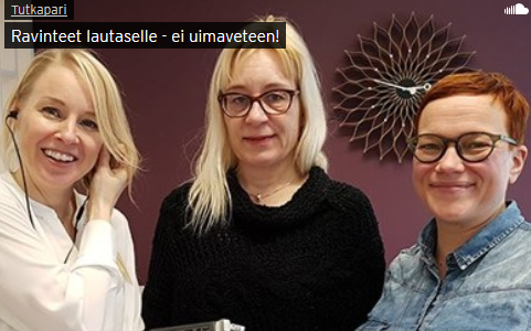 Ravinteet lautaselle – ei uimaveteen!