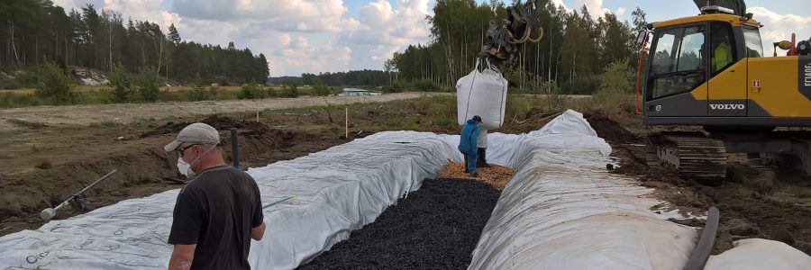 Biohiiltä testataan ojavesien puhdistuksessa