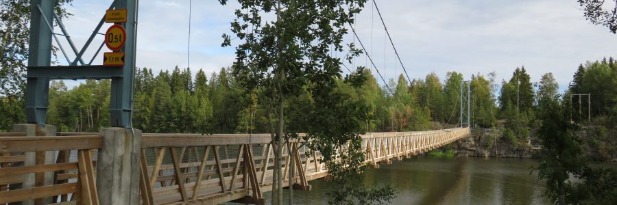 Raition kyläyhdistys sai kiitosta Säpilän riippusillan kunnostamisesta Kokemäellä