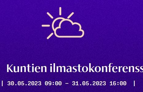 Kuntien ilmastokonferenssi, Tampere 30.5.—31.5.2023