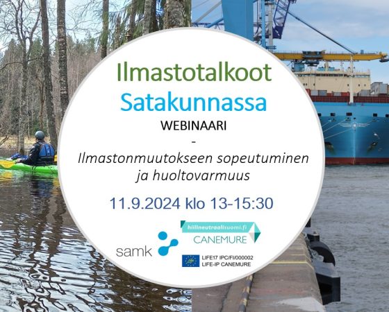 Ilmastotalkoot Satakunnassa -webinaari 11.9.2024