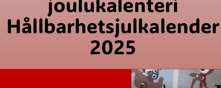 Kestävän kehityksen joulukalenteri 2025 / Hållbarhetsjulkalender 2025