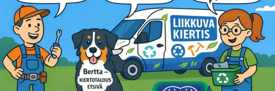 Euran Liikkuva Kiertis vie kiertotalouden tarinat ja tavarat kylille ja toreille