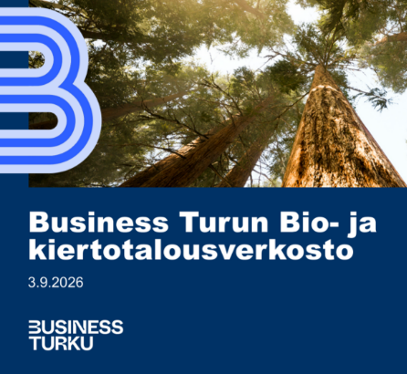 Business Turun Bio- ja kiertotalousverkoston tapaaminen 3.9.2026