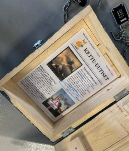 Pakopeliln vinkkilaatikko, jossa  Kettu-uutiset.